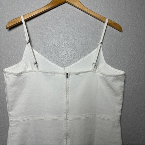 DEREK HEART Womens White Denim Short‎ Body Con Cocktail Dress Juniors XL NEW - Picture 6 of 9